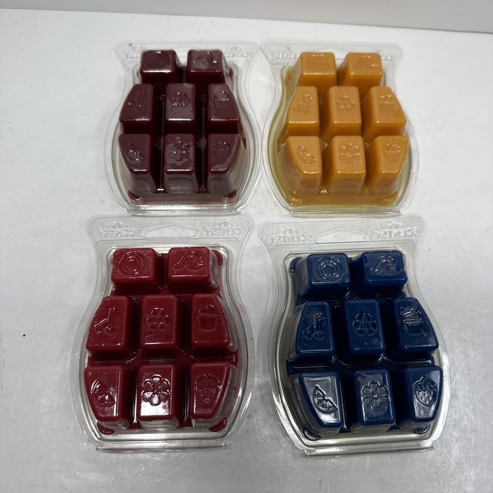 RARE SCENTSY Wax Bars HARRY POTTER X4 Gryffindor Hufflepuff Ravenclaw wizarding - Picture 2 of 2